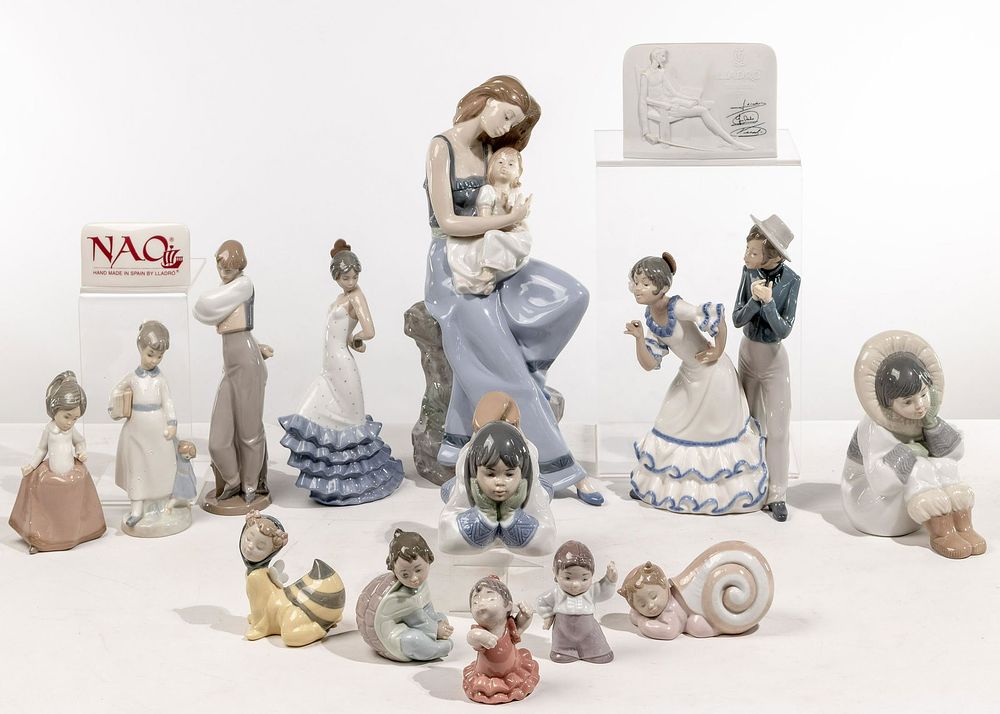 Lot 249: Nao and Zaphir Figurine Assortment