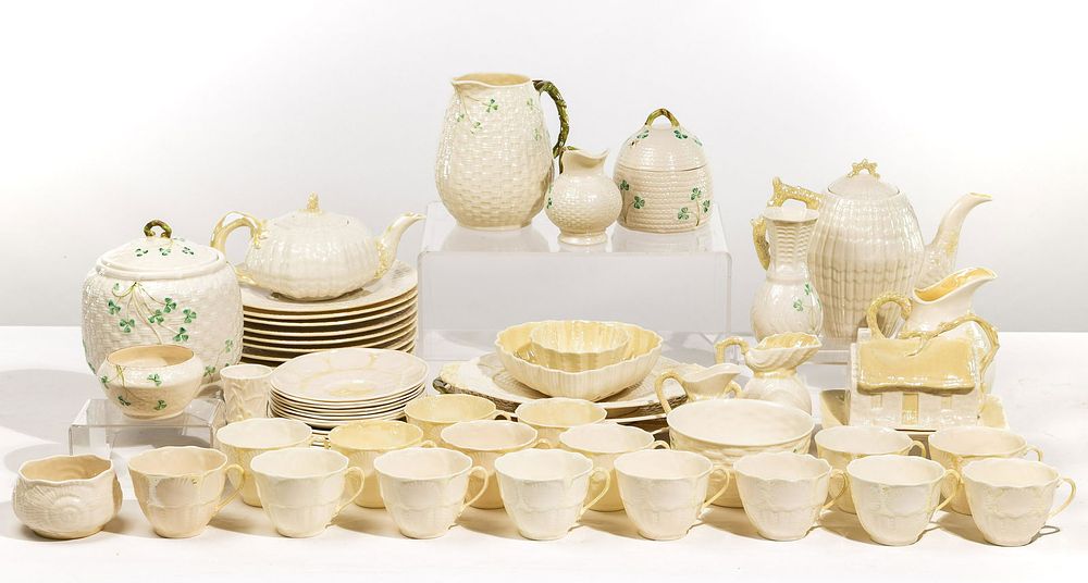 Lot 261: Belleek Porcelain Assortment