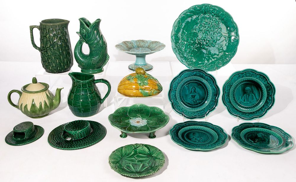 Lot 263: Majolica Ceramic Assortment