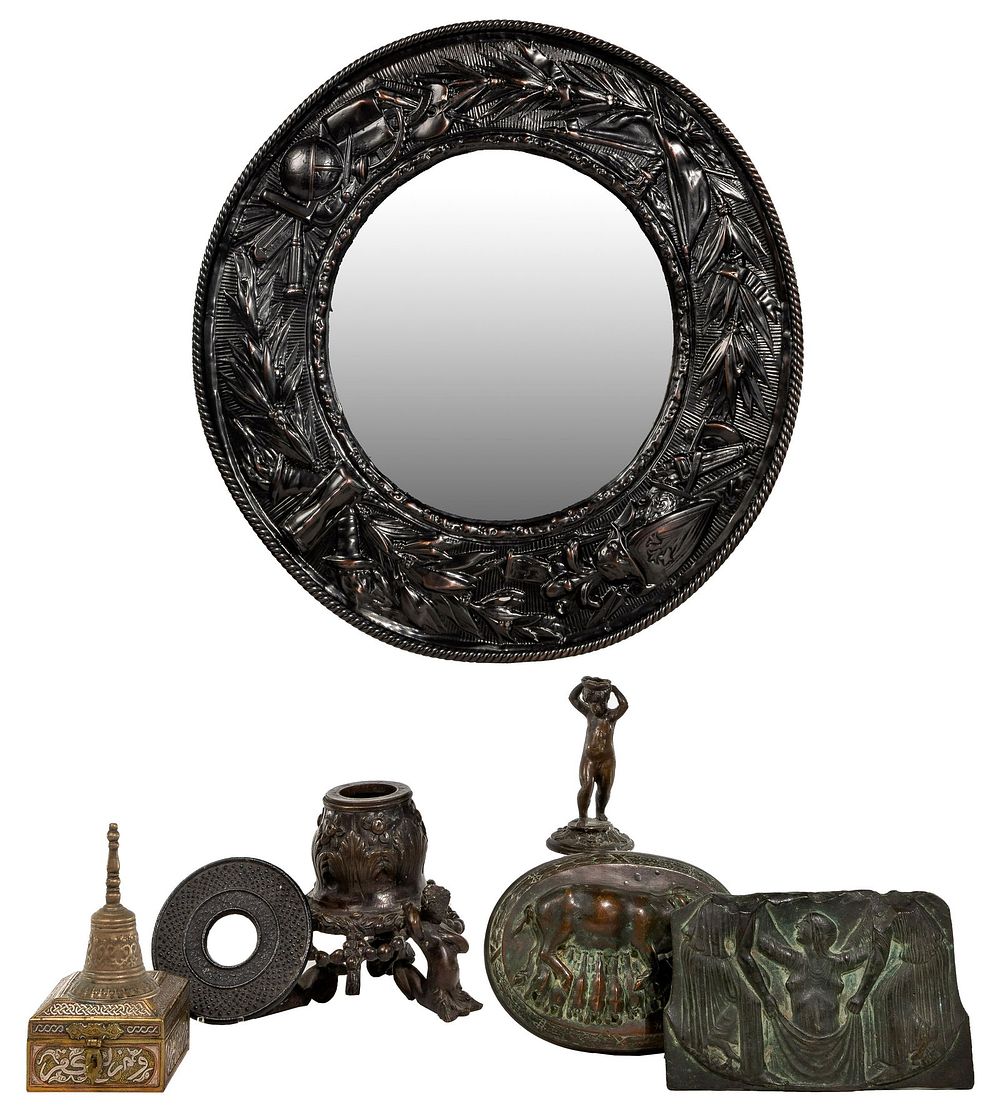 Lot 284: Decorative Metal Object Assortment