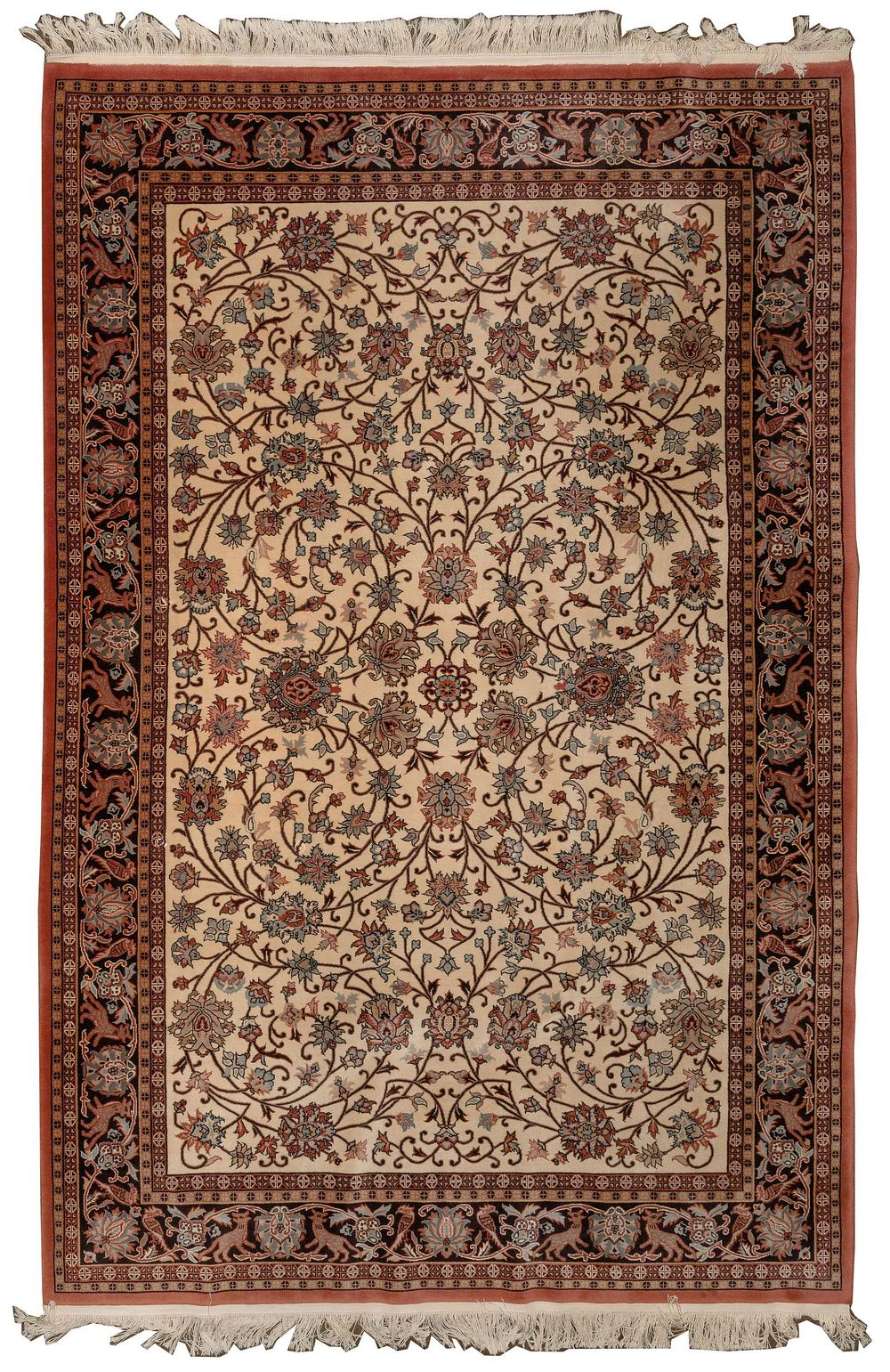 Lot 289: Persian Mercerized Cotton Rug