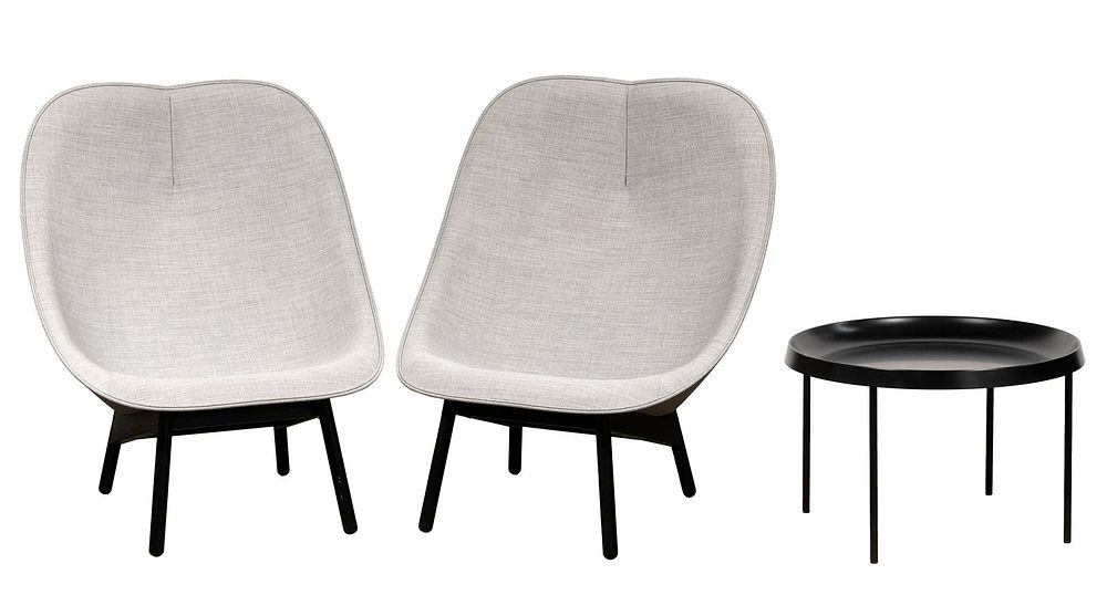 Lot 335: Hay Upholstered Chairs and Table