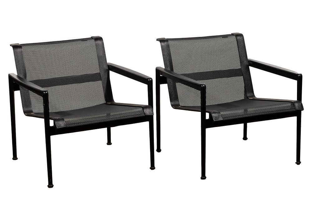 Lot 343: Richard Schultz for Knoll '1966 Collection' Patio Armchairs