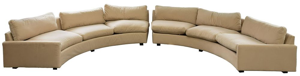 Lot 344: Thayer Coggin Upholstered Sectional Sofa
