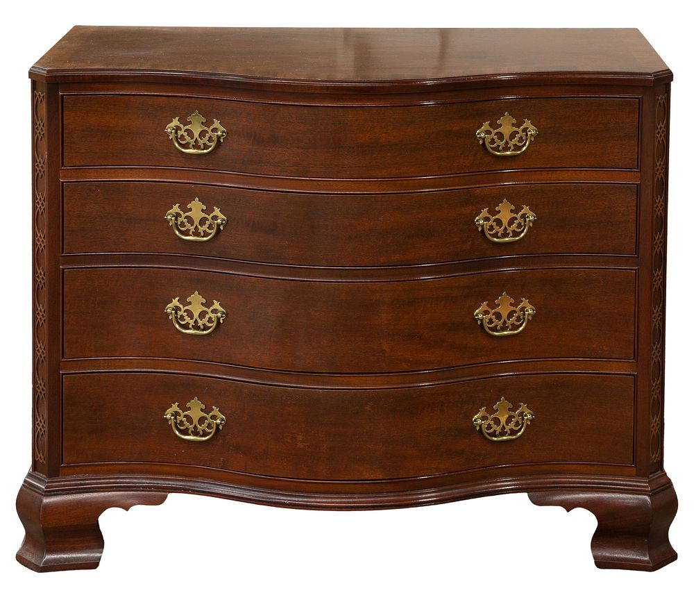 Lot 352: Baker 'Historic Charleston' Mahogany Dresser