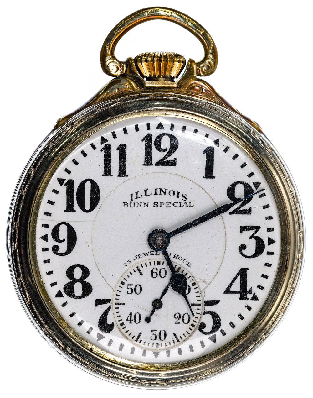 Lot 161: Illinois 'Bunn Special' Railroad Pocket Watch