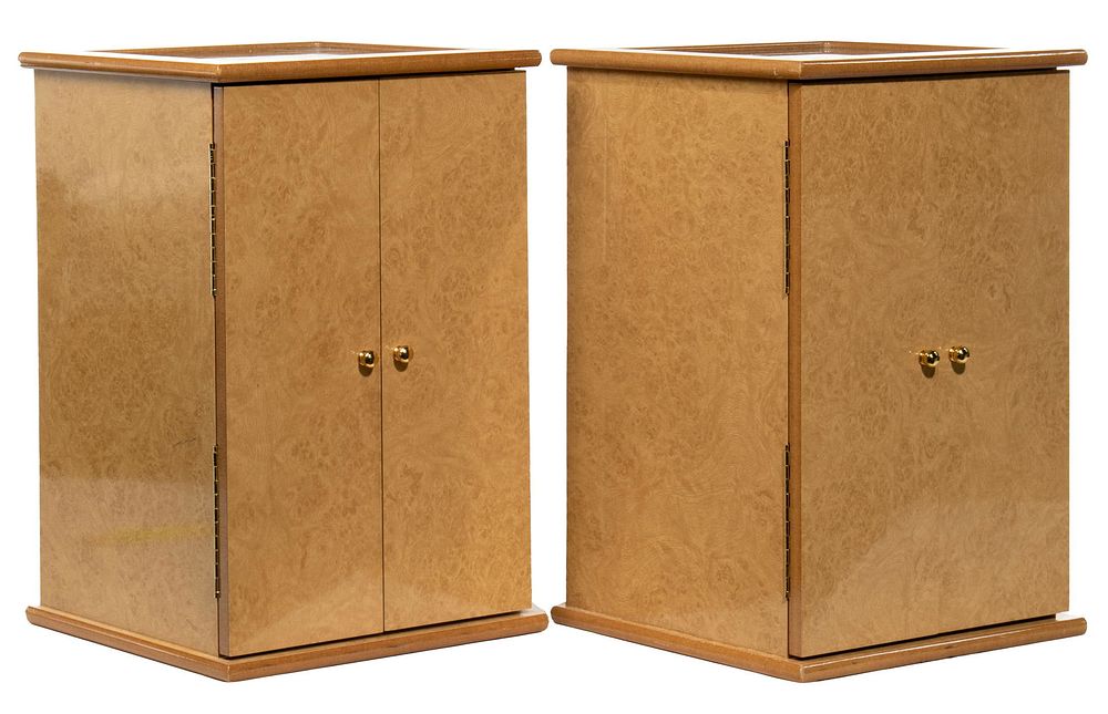 Lot 175: Wristwatch and Jewelry Bird-Eye Storage Cases