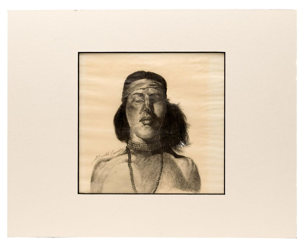 Lot 189: Gerald Ira Diamond Cassidy (American, 1869-1934) Graphite on Parchment