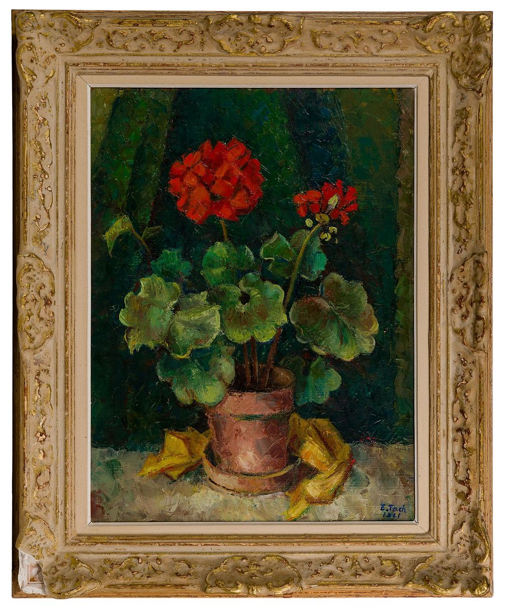 Lot 197: Etienne Tach (Polish, 1893-1964) Oil on Board