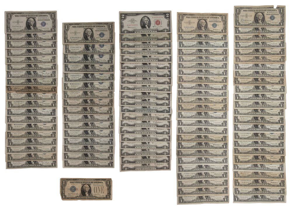 Lot 230: $1 Silver Certificate Assortment