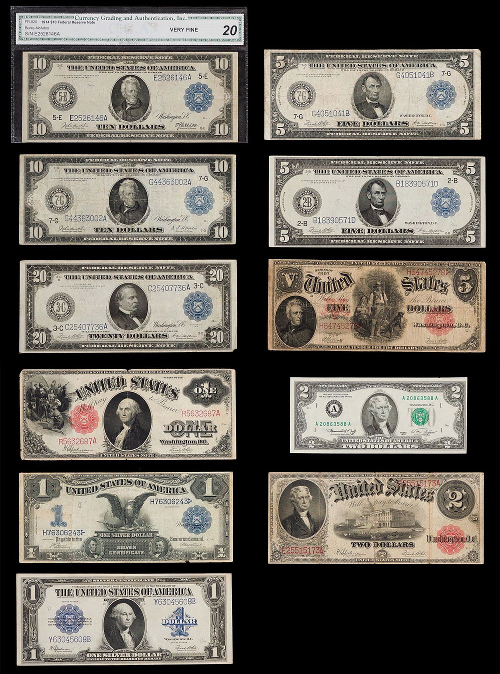 Lot 232: US Currency Assortment