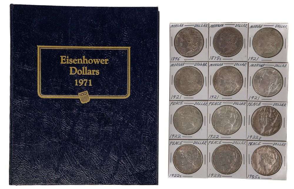 Lot 237: Morgan, Peace & Eisenhower $1 Assortment