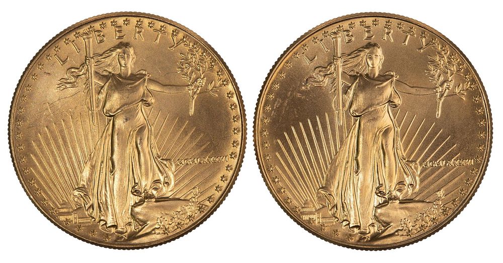 Lot 245: 1986 $50 Gold Eagles