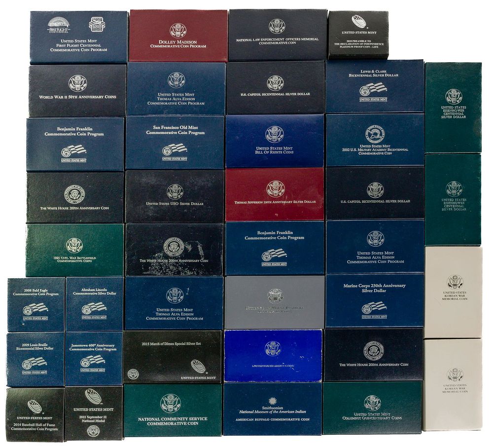 Lot 248: US Commemorative Silver Coin Collection