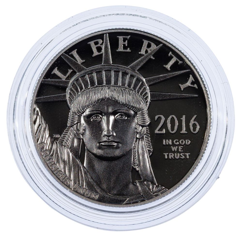 Lot 268: 2016-W $100 Platinum Eagle Proof Coin