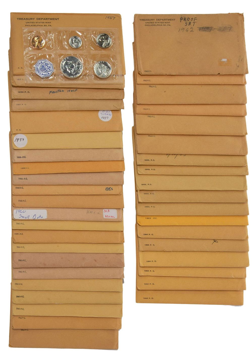 Lot 273: US Silver Proof Set Collection