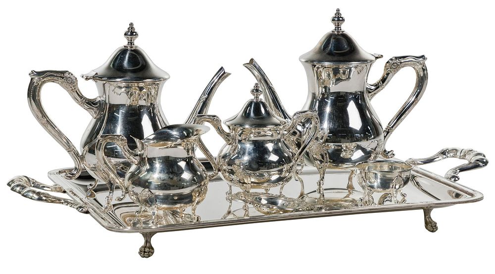 Lot 300: Sterling Silver Beverage Service