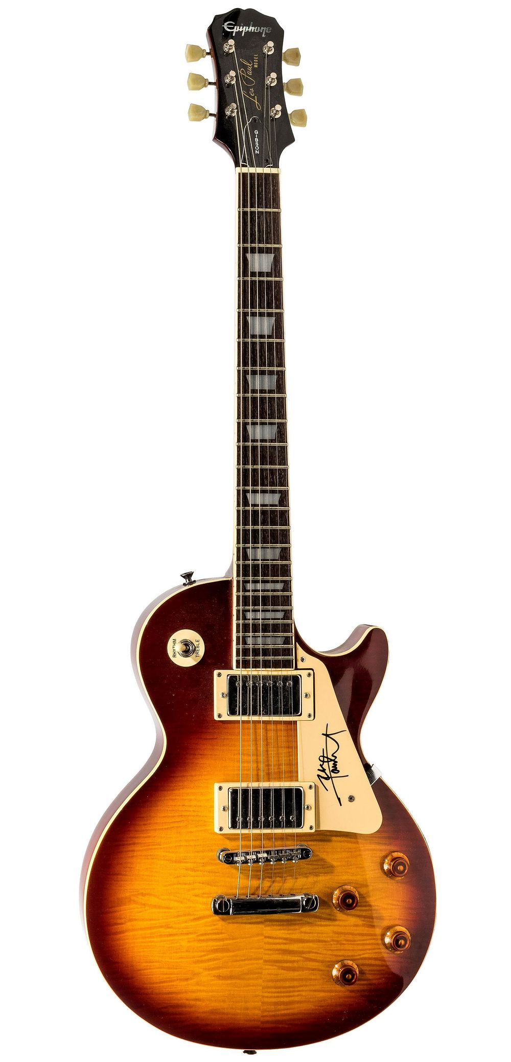 Lot 321: Pete Townshend Signed Epiphone Les Paul by Gibson Guitar
