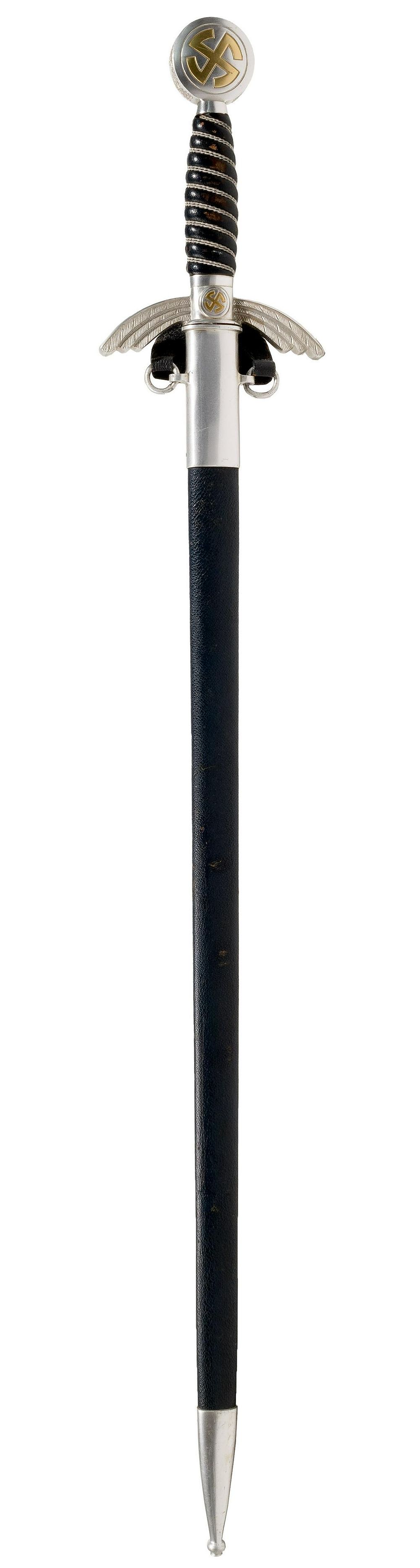 Lot 325: Word War II German Officer Air Force Sword by Weyersberg