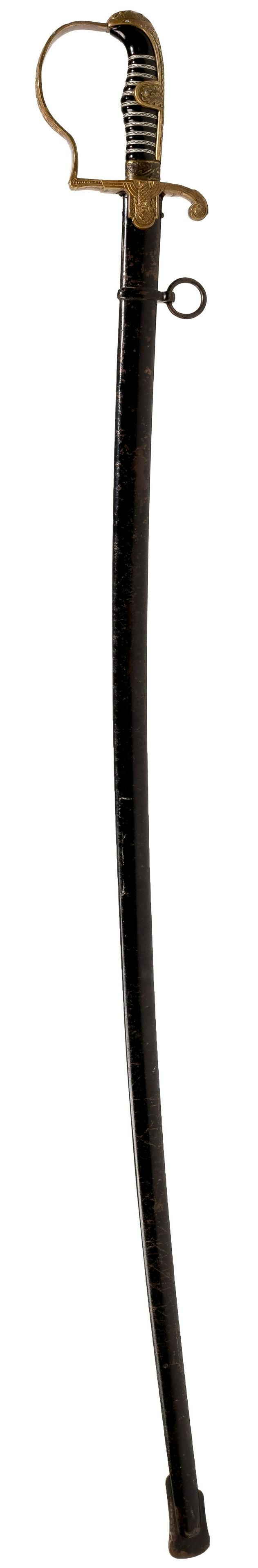 Lot 334: World War II German Army Dove Head Sword by Eickhorn