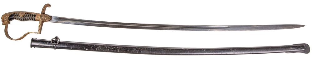 Lot 336: World War II German Army Lion Head Sword by Alcoso
