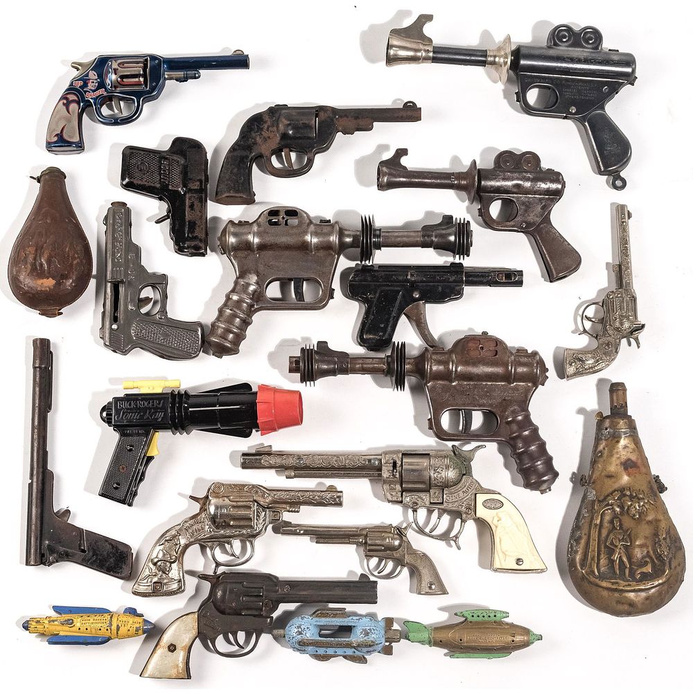 Lot 369: Toy Cap Gun and Pistol Collection