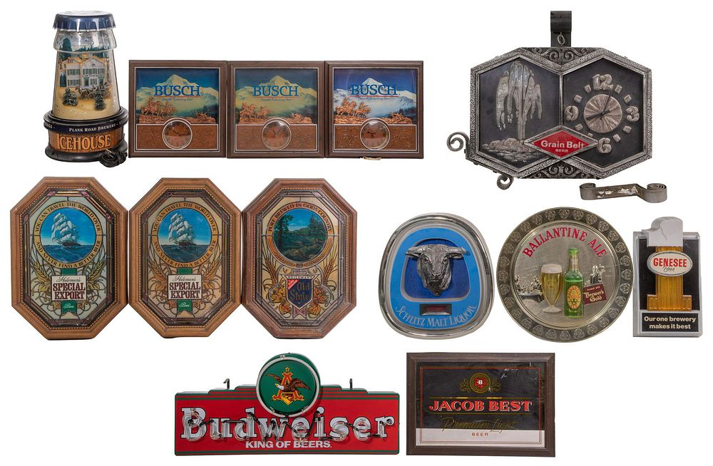 Lot 396: Beer Advertising Sign Assortment
