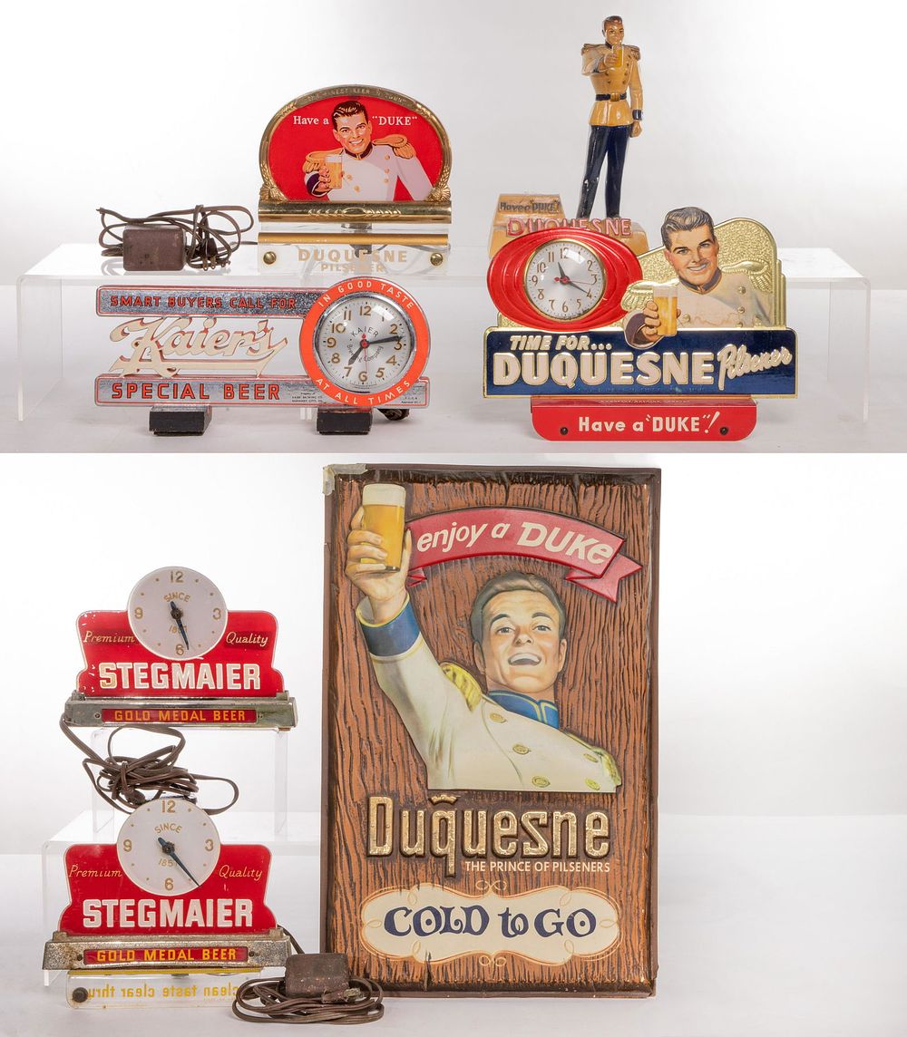 Lot 397: Beer Advertising Sign Assortment