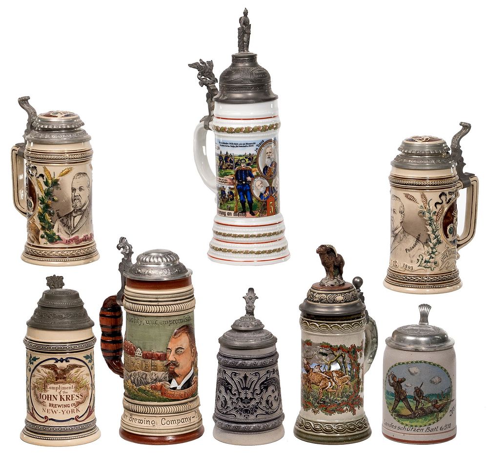 Lot 429: German Beer Stein Assortment