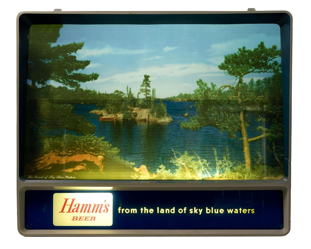 Lot 433: Hamm's Beer Motion Advertising Sign