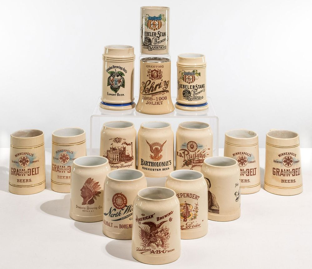 Lot 447: Thuemler Mfg. Co. Mug and Stein Assortment