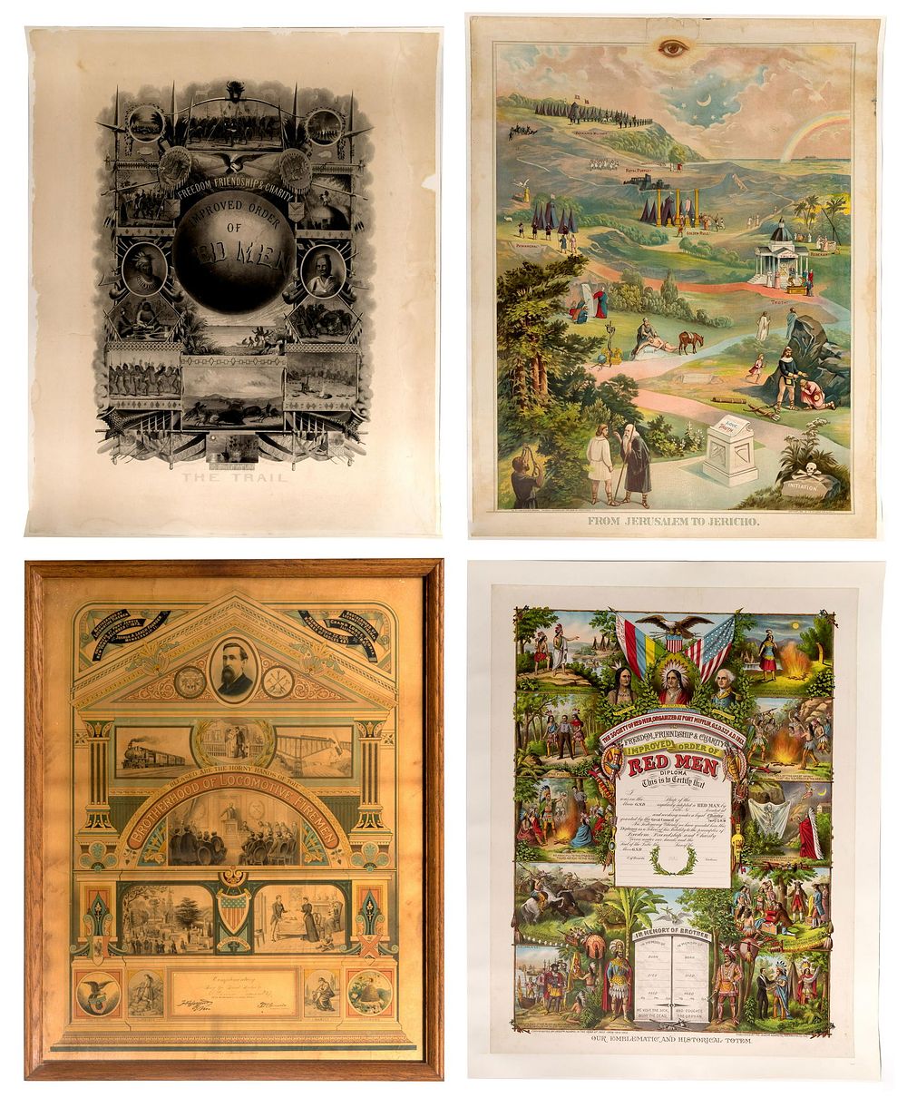 Lot 450: Fraternal Poster Assortment