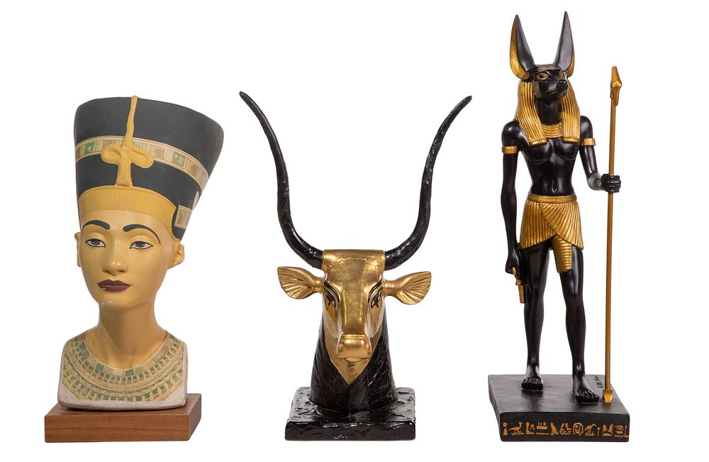 Lot 452: Egyptian Style Figurine Assortment