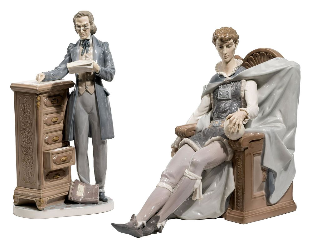 Lot 455: Lladro Porcelain Figurines