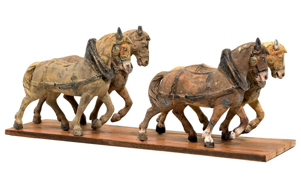 Lot 470: Roland J. Weber Circus Parade Horse Model Assortment