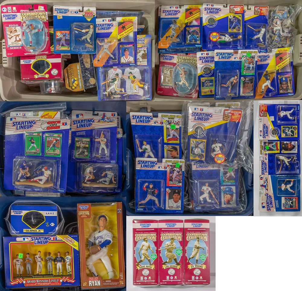 Lot 483: Starting Lineup Baseball Action Figure Assortment