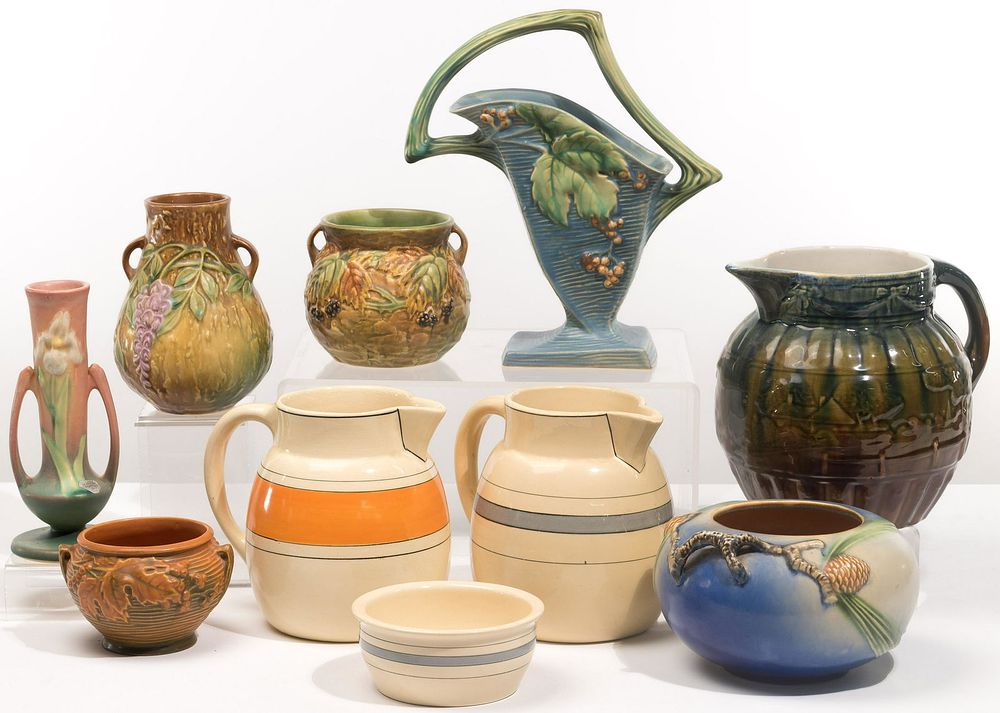 Lot 493: Roseville Pottery Assortment