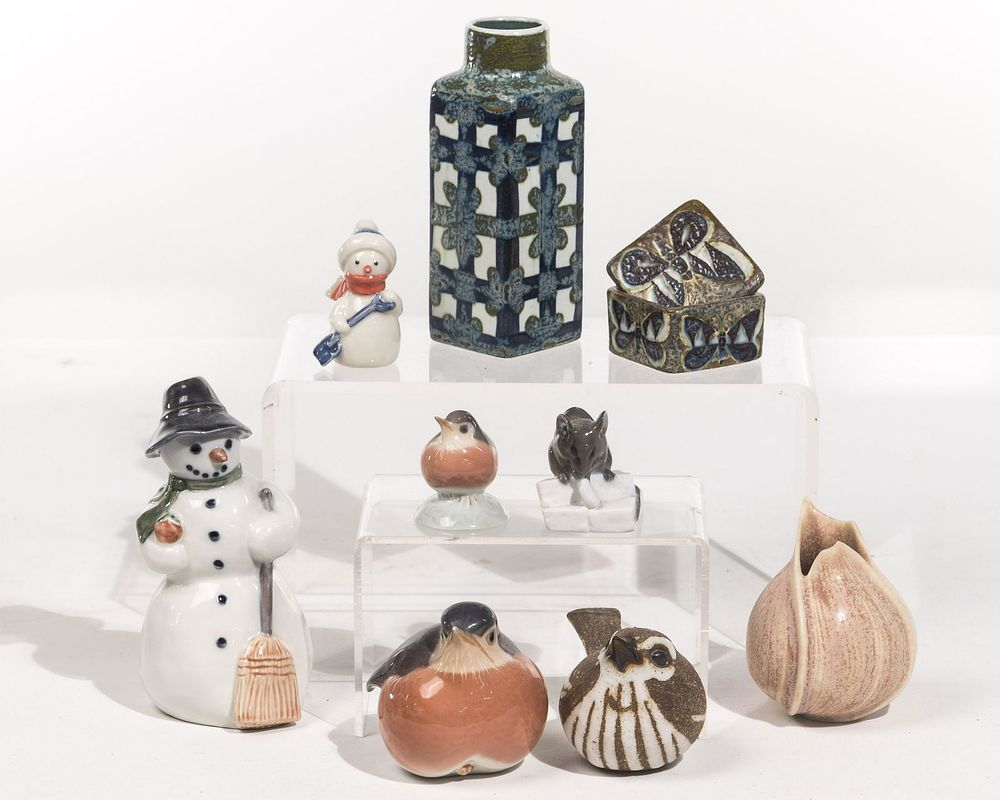 Lot 501: Royal Copenhagen Porcelain Assortment