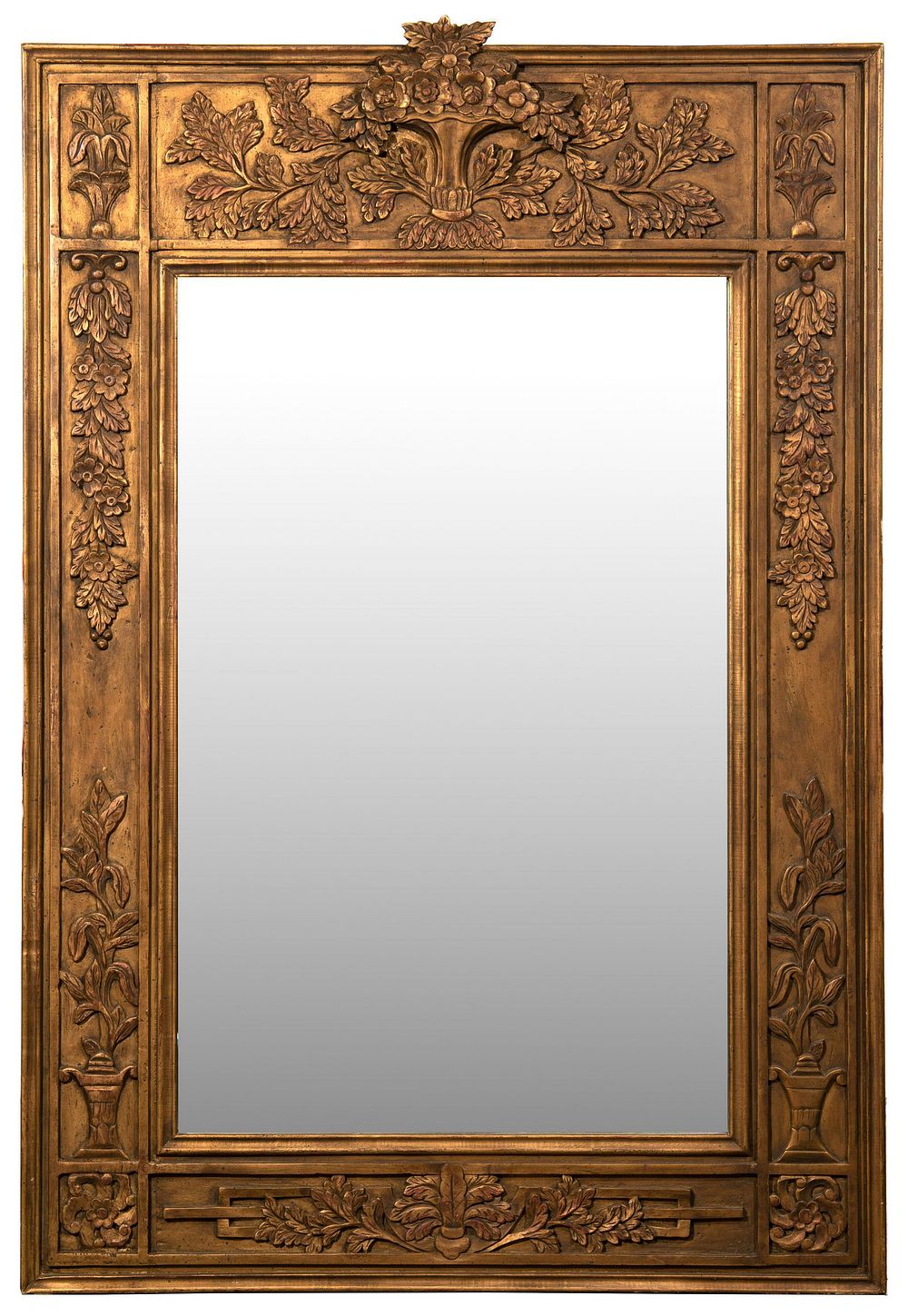 Lot 509: Carved Wood Mirror