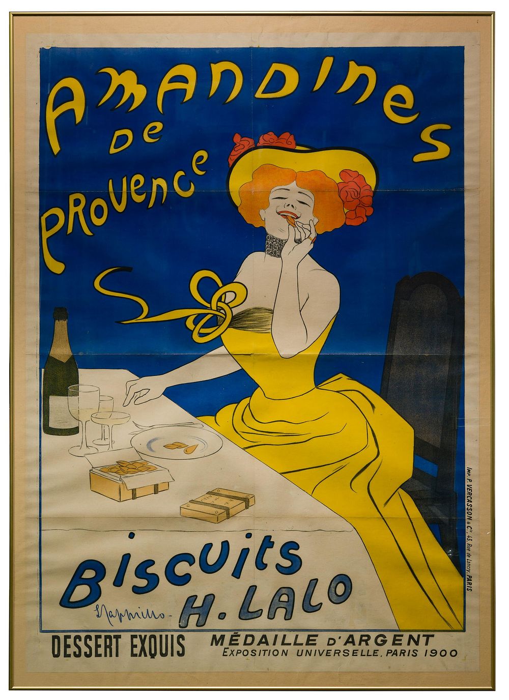 Lot 522: Leonetto Cappiello (Italian / French, 1875-1942) 'Amandines de Provence' Lithograph Poster