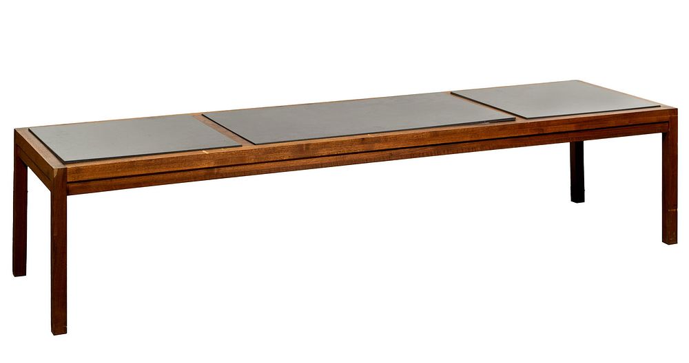 Lot 550: MCM Walnut Coffee Table