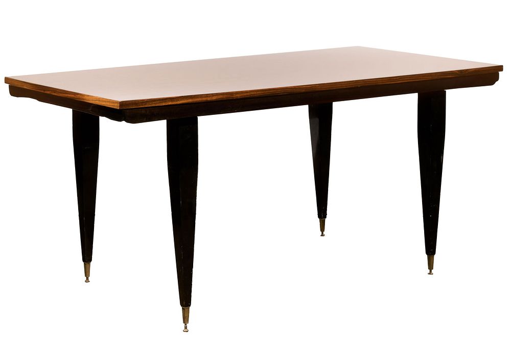 Lot 557: Macassar Ebony Dining Table