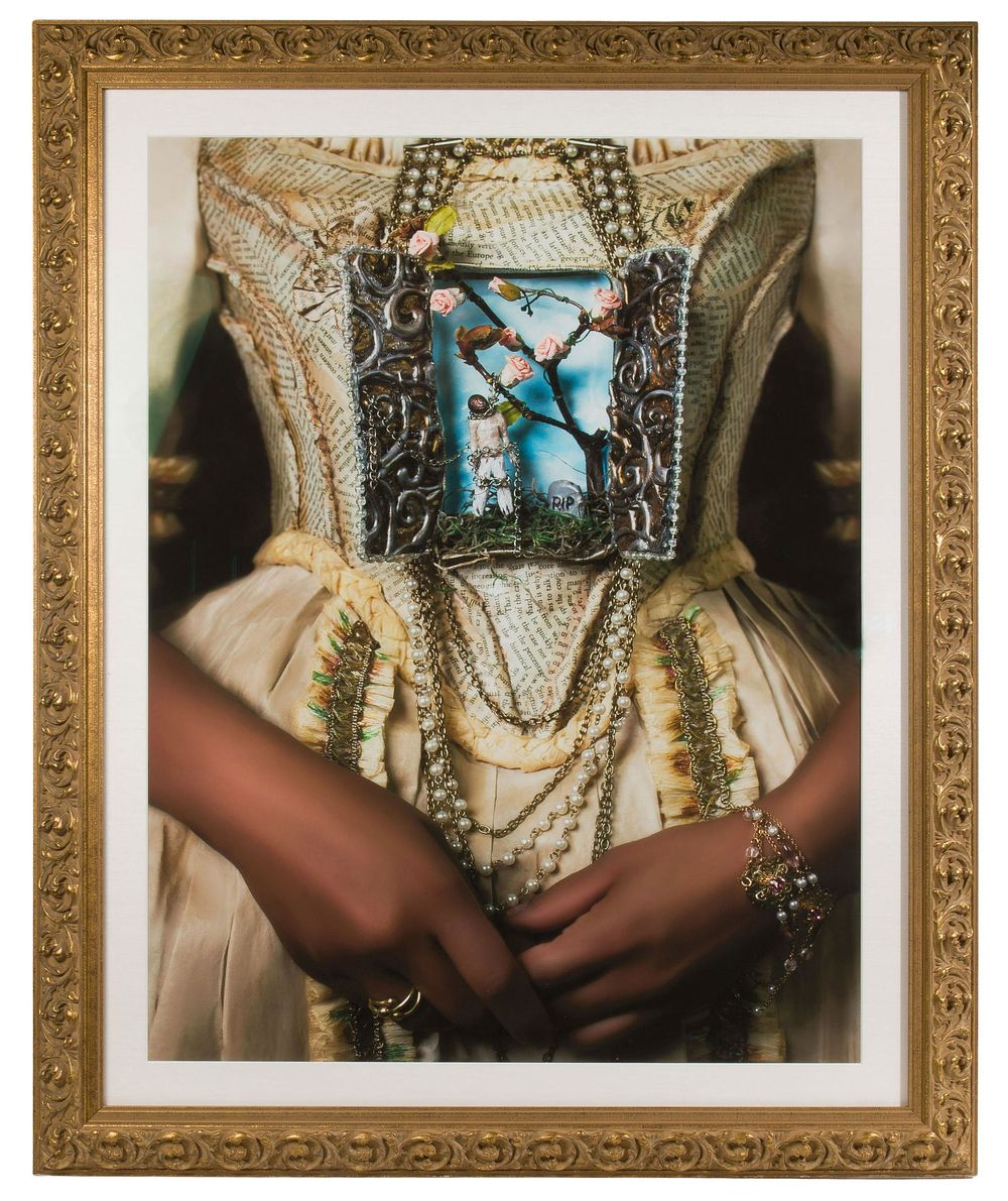 Lot 177: Fabiola Jean-Louis (Haitian / American, b.1978) 'Rest In Peace' Pigment Print