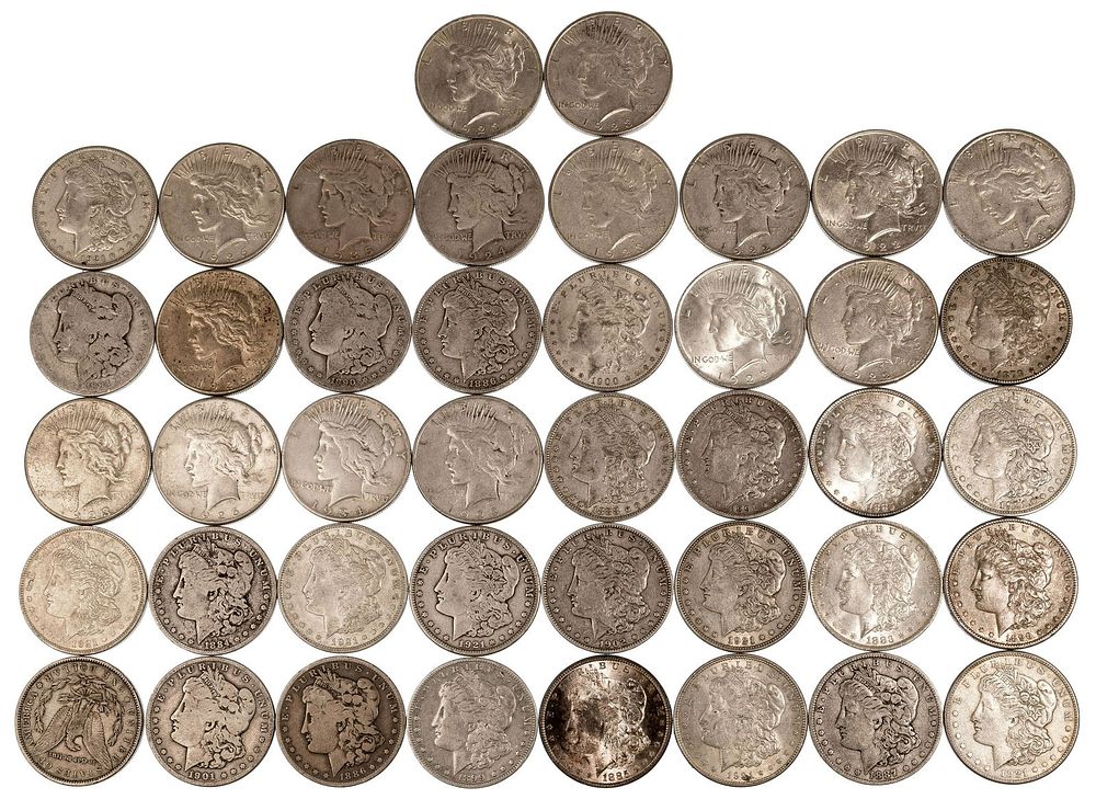 Lot 198: Morgan and Peace $1 Coin Assortment