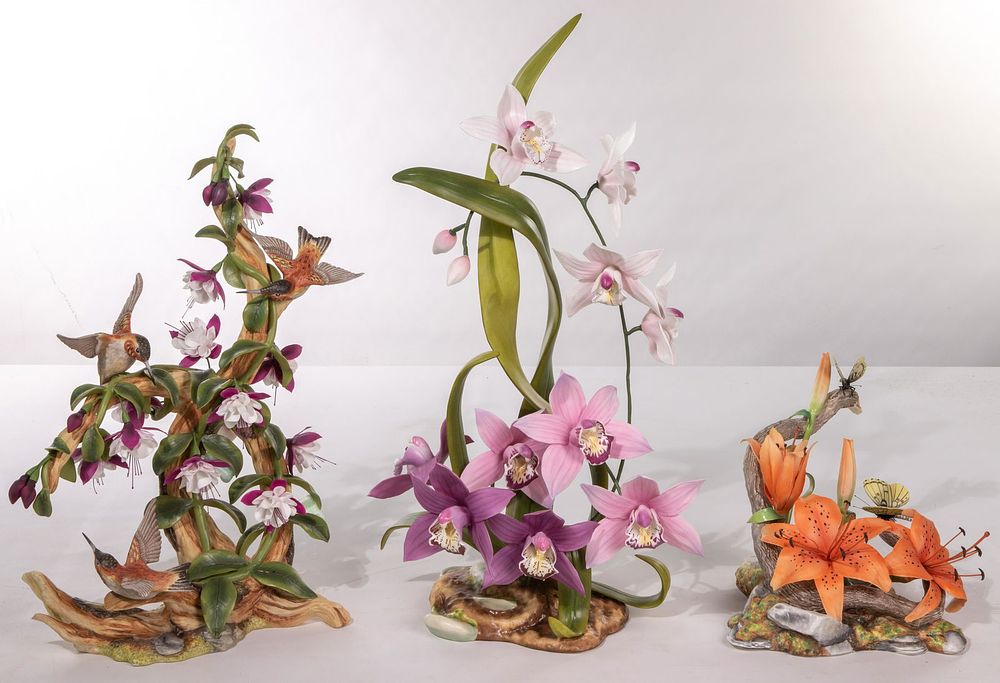 Lot 237: Boehm Porcelain Figurine Assortment