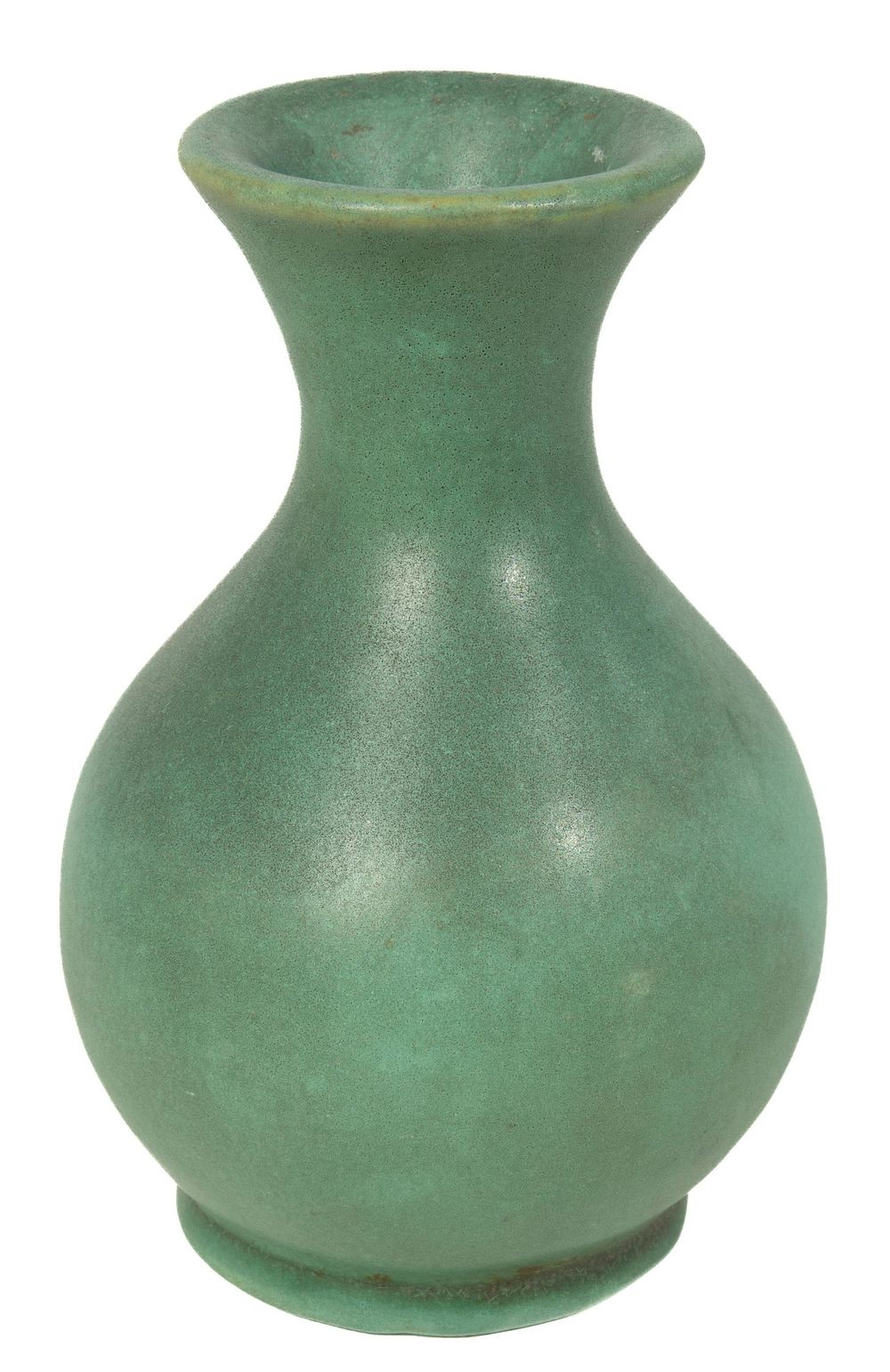 Lot 257: Teco Pottery Matte Green Vase