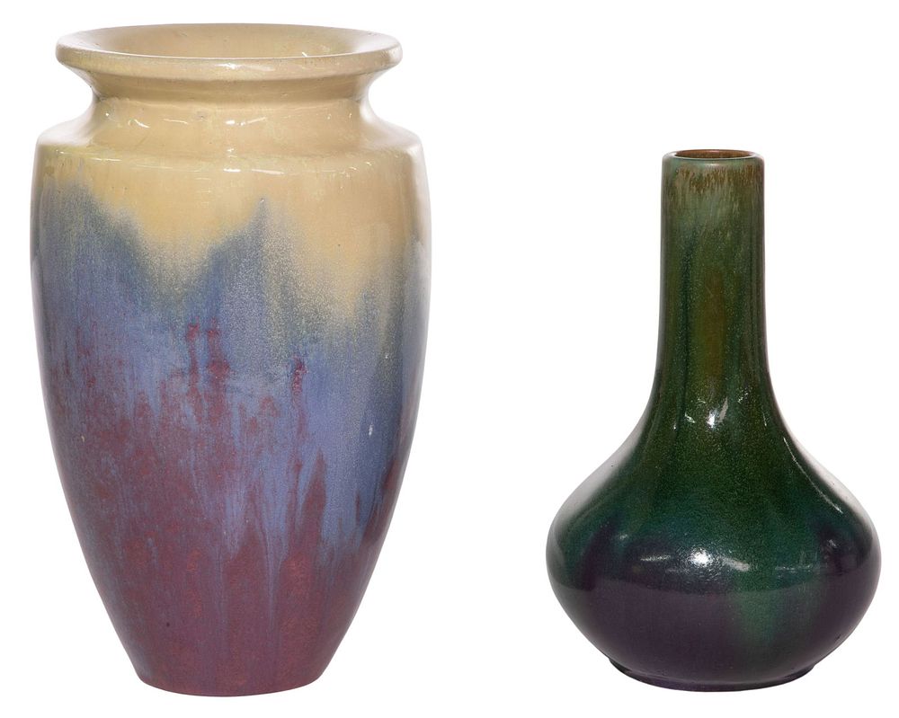 Lot 266: Fulper Pottery Vases