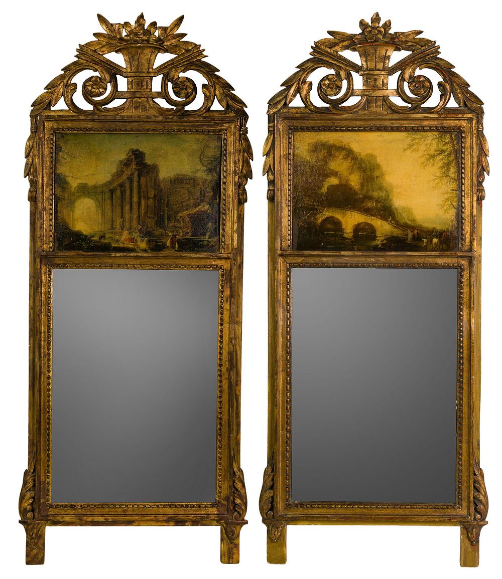 Lot 278: Trumeau Mirrors