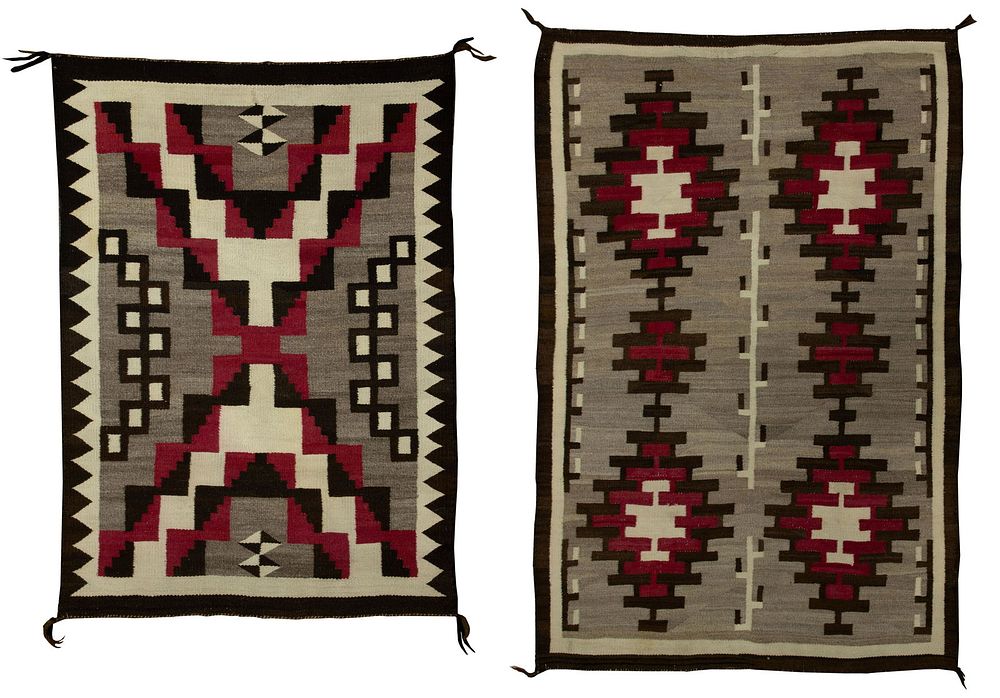 Lot 287: Native American Indian Navajo Rugs
