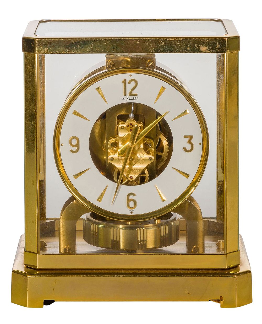Lot 291: LeCoultre & Co. Perpetual Atmos Mantel Clock